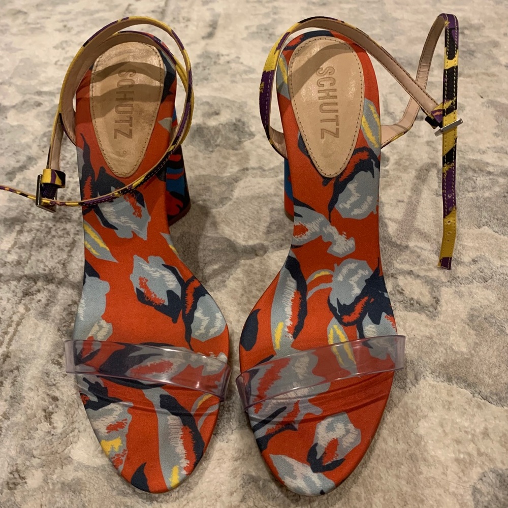 Schutz PVC multicolored Sandals